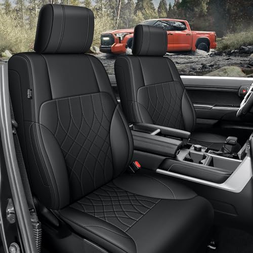 Housses de siège pour Toyota Tundra Crewmax 2022-2024 ensemble complet similicuir