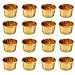 YOUYIKE 50 Stück Muffinförmchen Papier Gold, Mini Cupcake Formen Papier, Cupcake Formen Gold, Muffinförmchen Aluminium, Backförmchen aus Metallfolie für Muffins und Cupcake