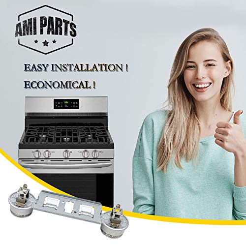 Double Burner Assembly Wb16K10026 Wb29K17 Double Stove Top Double Surface Burner Kit Replacement Compatible With General Electric Hot.point Gas Stove Range Assembly(2Pack) #TOP6