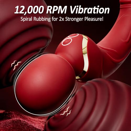 Image of Sex Toys Vibrators Wand Dildos - Adult Toys for Women Clit G Spot Anus Stimulation, Rechargeable Waterproof Quiet Massager with 9 Powerful Vibrations, Female Womens Couples Adult Sex Toys Vibrators