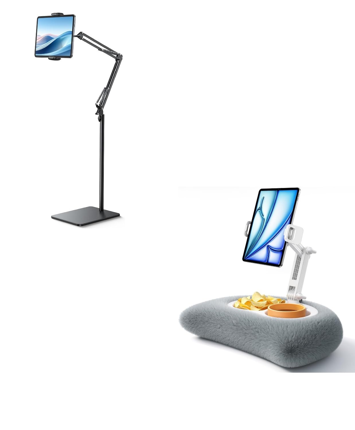 Lamicall Tablet Floor Stand Holder and Tablet Pillow Stand