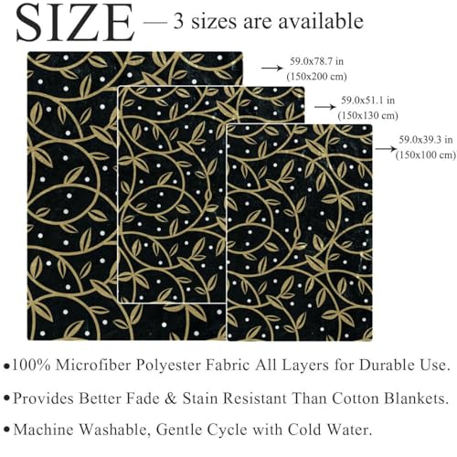 Couverture microfibre douce fleurie pour réchauffer vos soirées fraîches