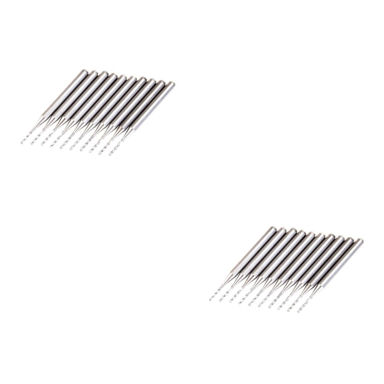 OSALADI 2pezzi Punta Da Trapano Carbide Alloy Per Pcb e Lavorazioni Elettroniche Resistente e Durevole Adatta Per Cnc