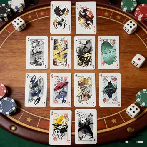Baraja de Cartas Hollow Knight Inspirada Poker 6x9cm miniatura 5