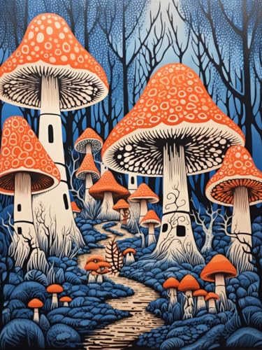 Pintura por números de seta gigante para perder el miedo a pintar sin saber dibujar de 40x50 cm