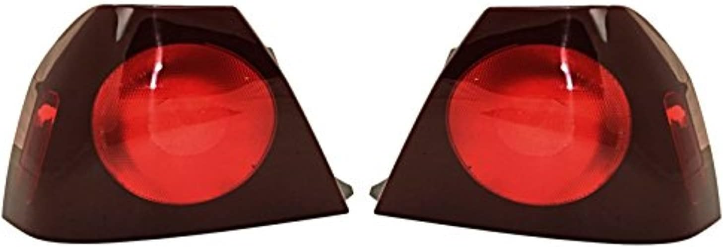 Compatible with 00-04 Impala Left & Right Set Tail Lamp Assemblies Quarter Mounted Thru Vin 49209453