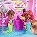 Disney Junior Ariel Deluxe Atlantica Palace Playset and 4-inch Figures, Lights and Sounds, 22-pieces, Bonus Pieces, Kids Toys for Ages 3 Up by Just Play