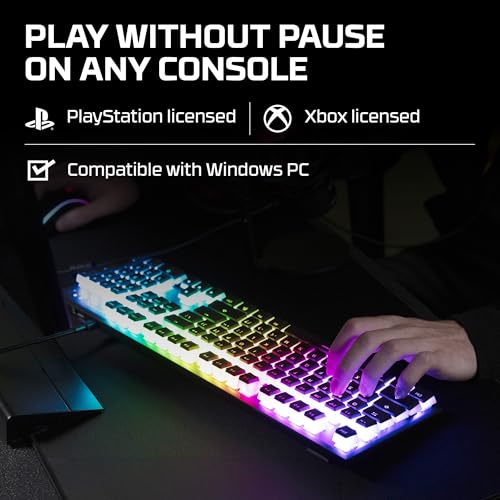 Image of HyperX Alloy Origins Mechanical USB Gaming Keyboard Software-Controlled Light and Macro Customization, Compact Form Factor, Clicky Switch, Blue, RGB LED Backlit, Black (HX-KB6BLX-US)