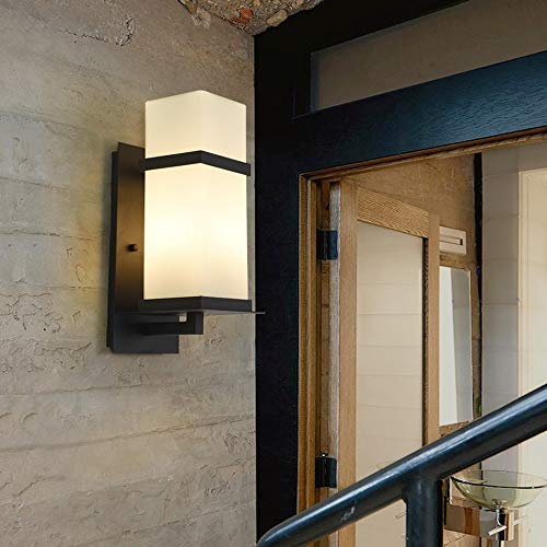Lámpara de pared moderna acabado negro mate 7