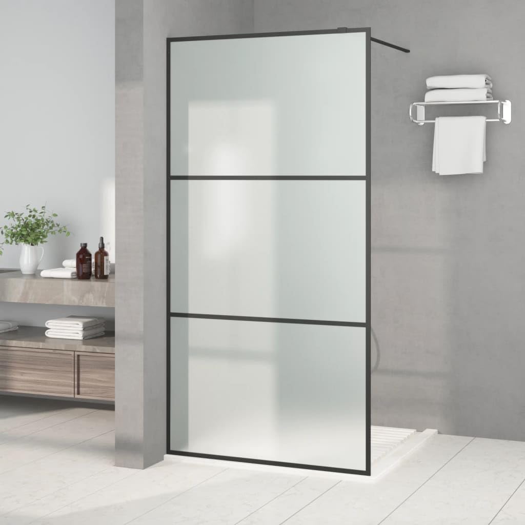 Parete Doccia Walk in 100x195 cm Vetro Smerigliato ESG,Parete per Doccia Walk-in,Parete Doccia,Componenti Doccia,Pareti Doccia -152112
