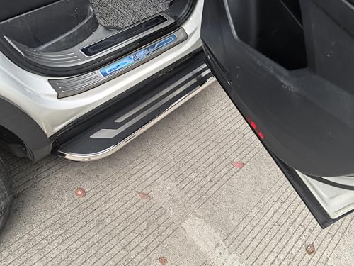 2PCS Running Boards para Cadillac SRX 2010-2016 negro miniatura 6