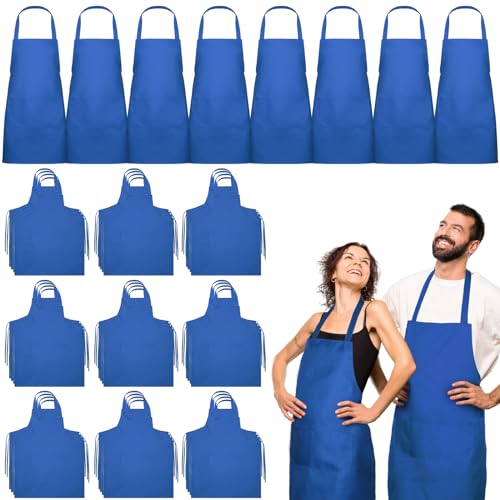 Tablier de cuisine uni noir avec poches tablier réglable adulte femme homme
