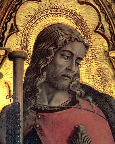 Art mural vintage Carlo Crivelli : transformez l'ambiance de votre chambre avec ce grand tableau