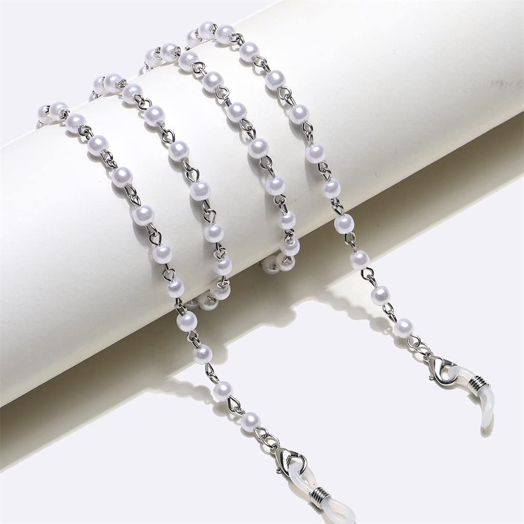 Occhiali con Perle Collana con Cordino Occhiali da Sole Miopia Presbiopia Anti-Perdita Occhiali Anti-Caduta Corda per Occhi Corda (B Come Mostrato in Figura)