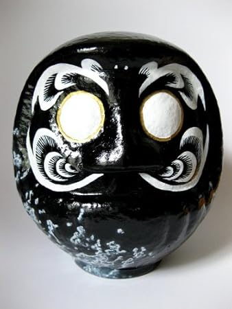 Amazon カッコいい 釣り好きにはたまらない 鯉飛沫 ダルマ Jade Daruma 置物 オブジェ オンライン通販