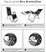 Caravan Sports Zero Gravity Outdoor Portable Folding Camping Lawn Deck Patio Pool Recliner Lounge Chair for Adults, Adjustable Headrest, Black