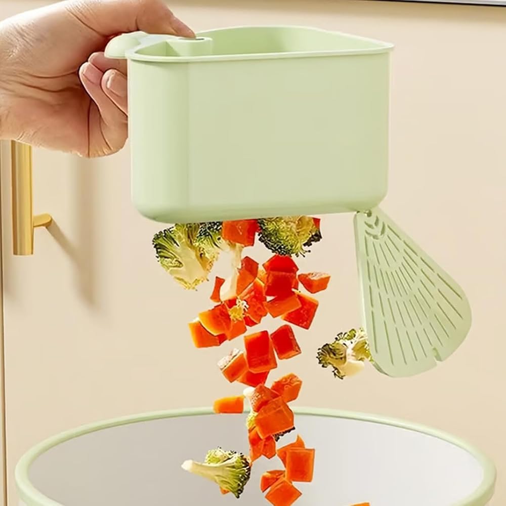 Griglia angolare per lavello a ventosa, cestino per lavello aggiornato, rimovibile per una facile pulizia, design 2025, perfetto per uso in cucina, confezione da 2