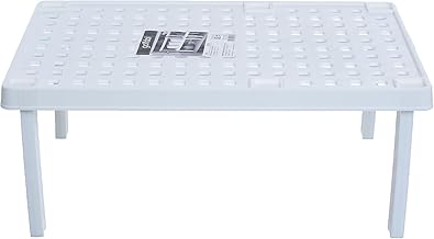 رف مستطيل من مجموعة رافي شيلف رايزر من جوندول، (387 × 258 × 20 ملم)، أبيض