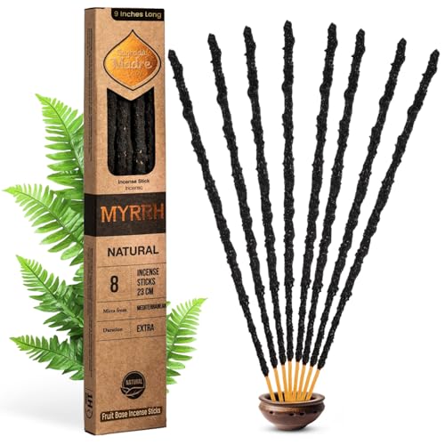 Sagrada Madre - 8 Natural Myrrh Incense Sticks, (9