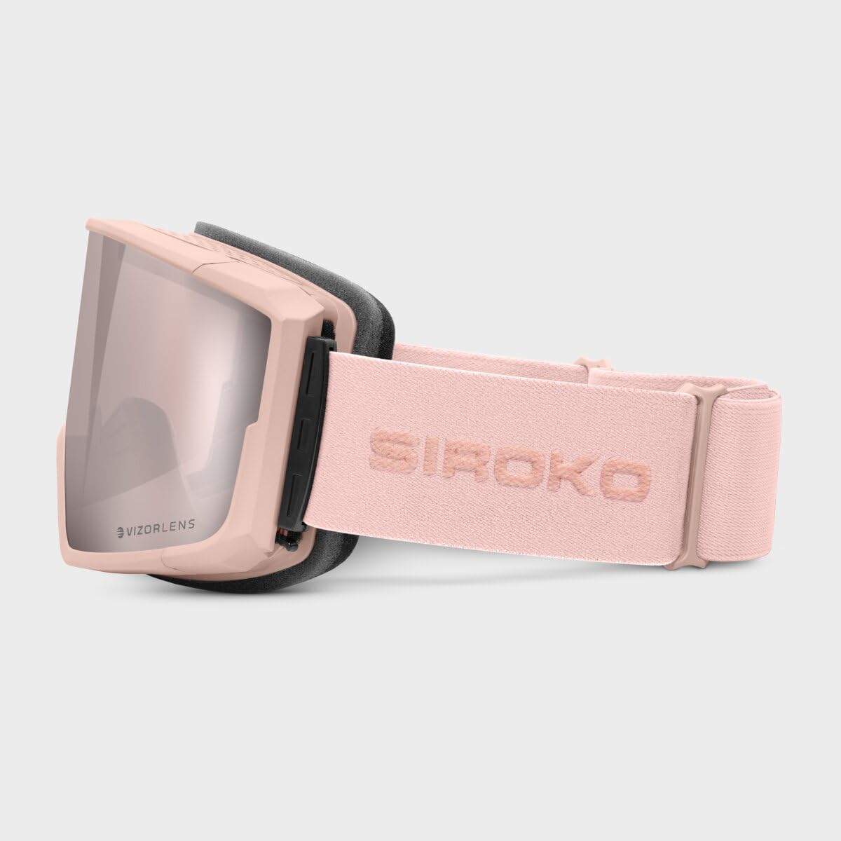 SIROKO - Maschera da Sci e Snowboard con Lente Magnetica G3 Tara Rosa