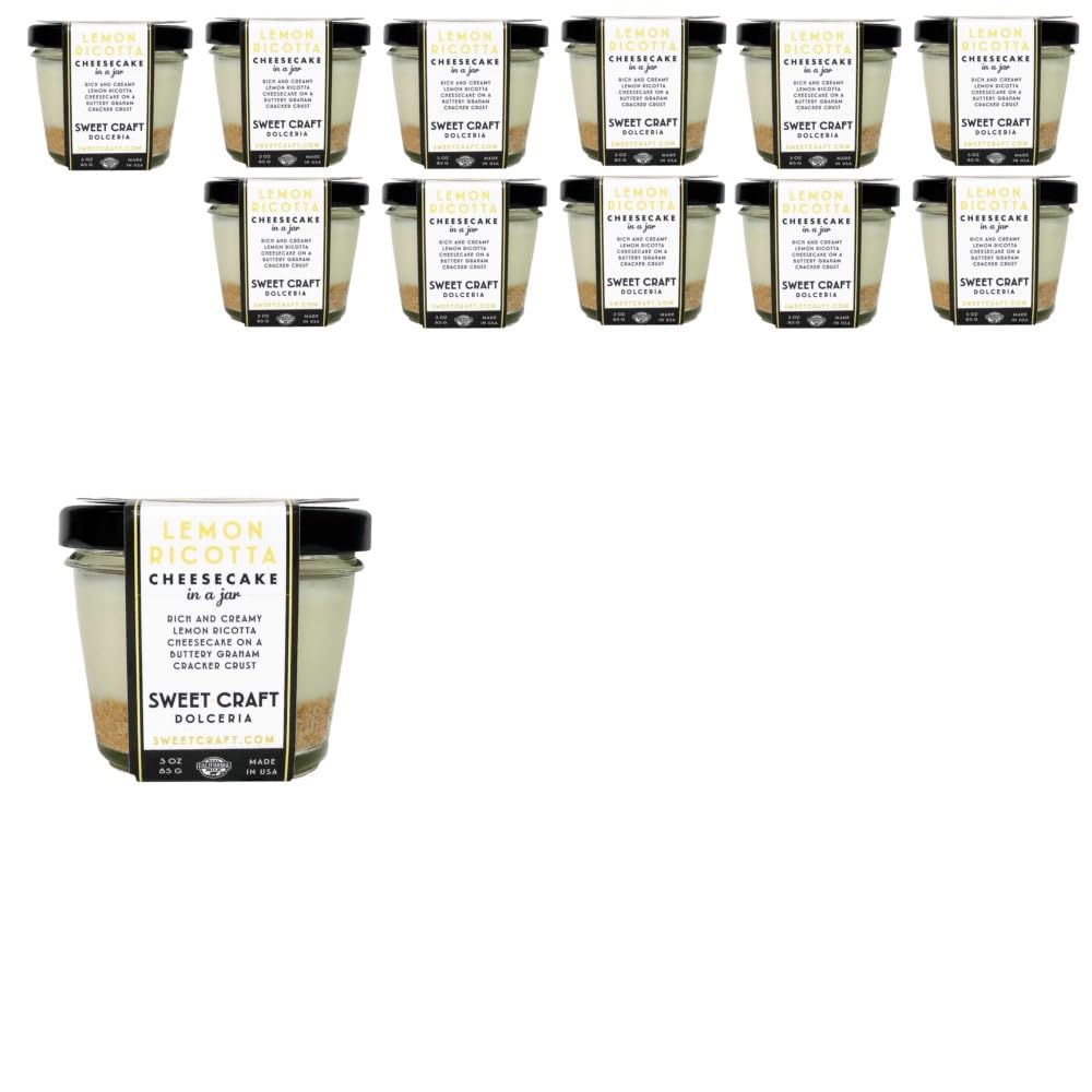 Sweet Craft Dolceria Lemon Ricotta Cheesecake (Case of 12)