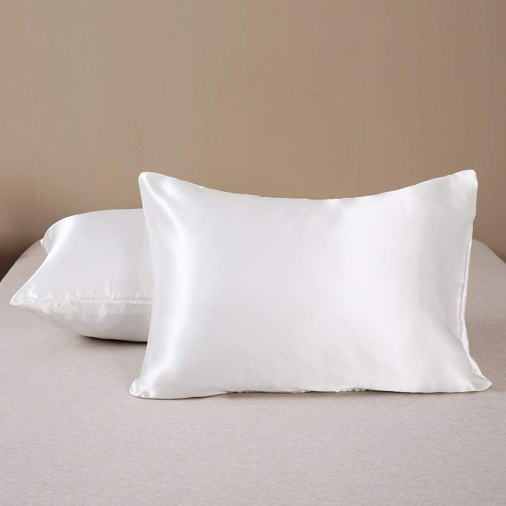 Set 2 Federe Cuscino In Raso 50x80cm - Morbide, Setose, Con Chiusura A Busta Per Pelle E Capelli - Foto 8