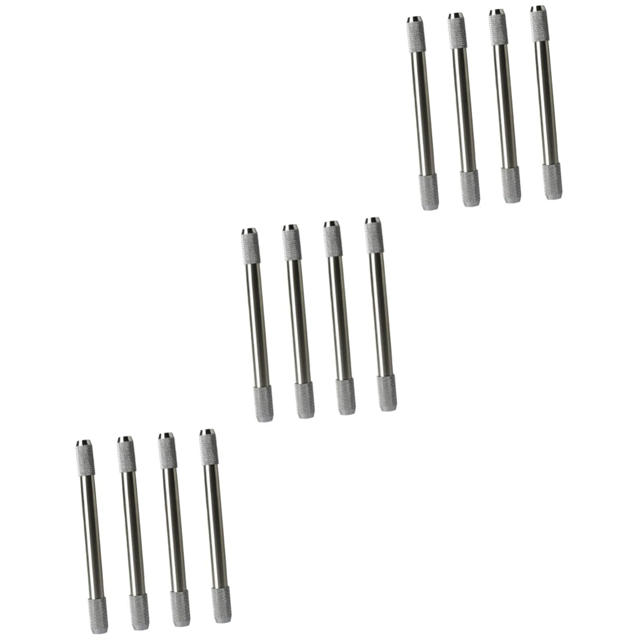 Rallonges de crayon métalliques Anneome : lot de 12 extenseurs robustes pour le dessin
