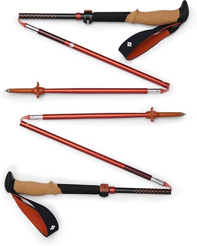 Miniatura 5 de BLACK DIAMOND Pursuit Trekking Poles (Pair) | Natural Cork Grips | FlickLock Adjustable Aluminum Shafts | Ergonomic Poles for Hiking & Backpacking