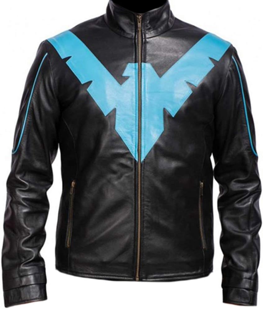 Danny Shepherd Famous Dick Grayson Nightwing Jacket | Night Wing Real Leather Jacket ►Celebs Costumes◄