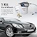 FIRSTINFO A1161US 2 Liter Vacuum Brake Bleeder Extractor w/Refilling Bottle Kit Includes 4.9 ft Long Silicon Bleeding Hose w/Non-Return Check Valve + Oil Stopper Valve