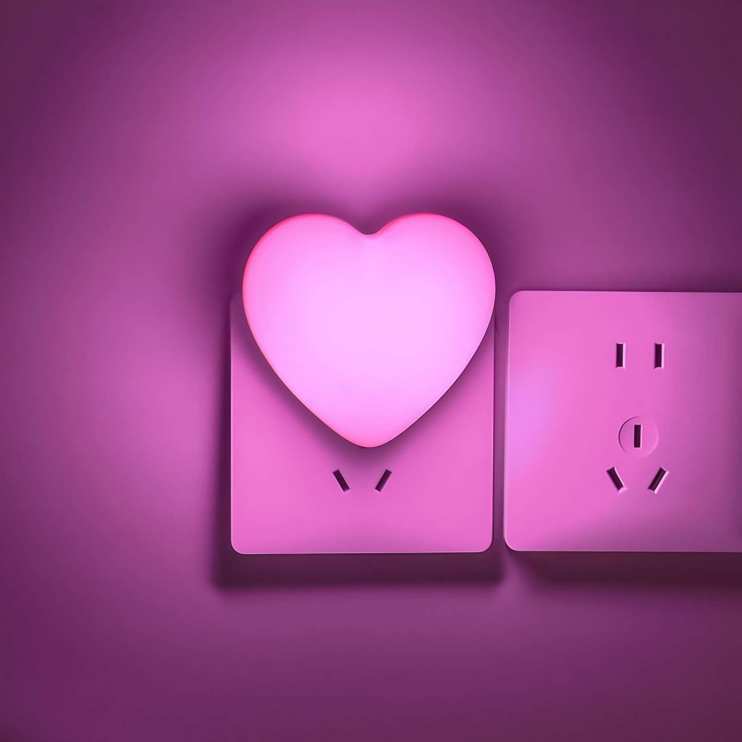 INZU Night Lights Plug into Wall LED Night Light for Kids Cute Nightlight with Auto Dusk to Dawn