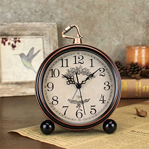 Ljmxg Clock Products American Table Clock Retro Alarm Clock #TOP4