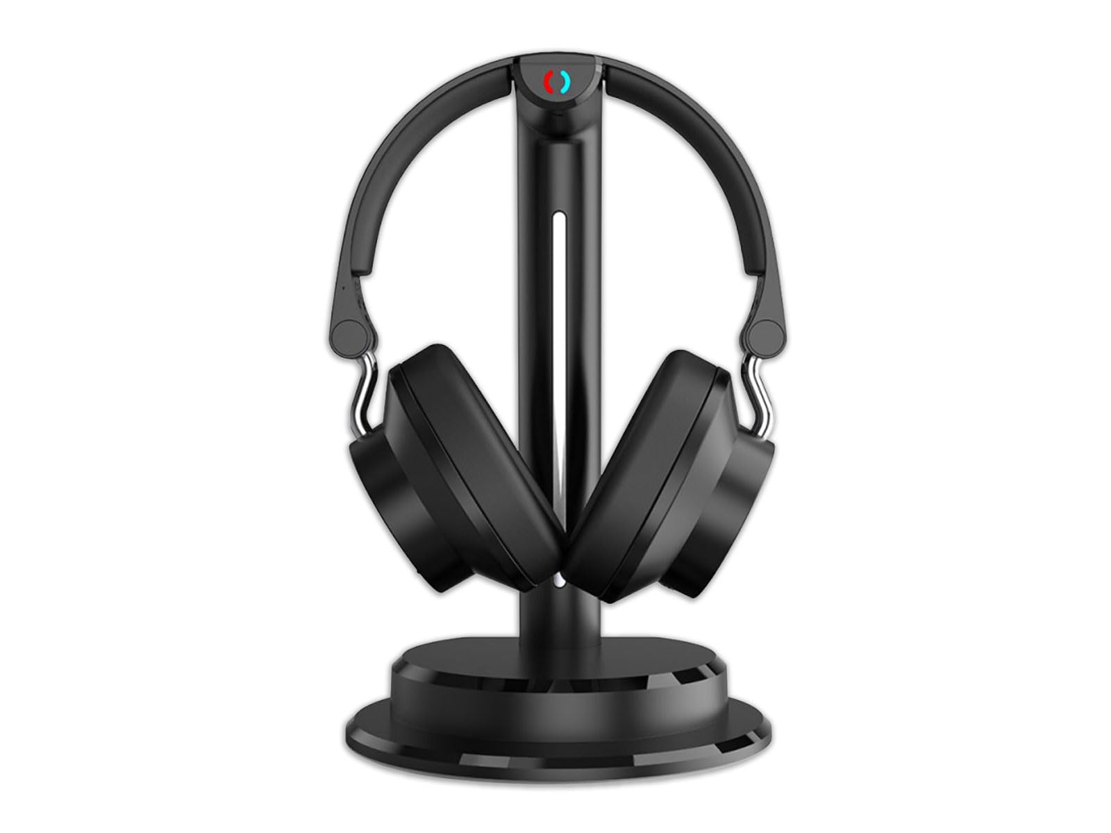 CGV | Prelude 3 Premium - bezprzewodowy zestaw słuchawkowy TV/Hi-Fi - Bluetooth 5.3 i RF 2,4 GHz, >35 godzin autonomii, wbudowany mikrofon, tryby korektora i równowagi, czysty dźwięk, stacja ładująca