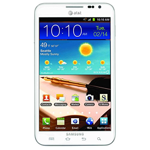 Samsung Galaxy Note, i717 16GB Unlocked GSM 4G LTE 8MP Camera Smartphone with S Pen Stylus - White
