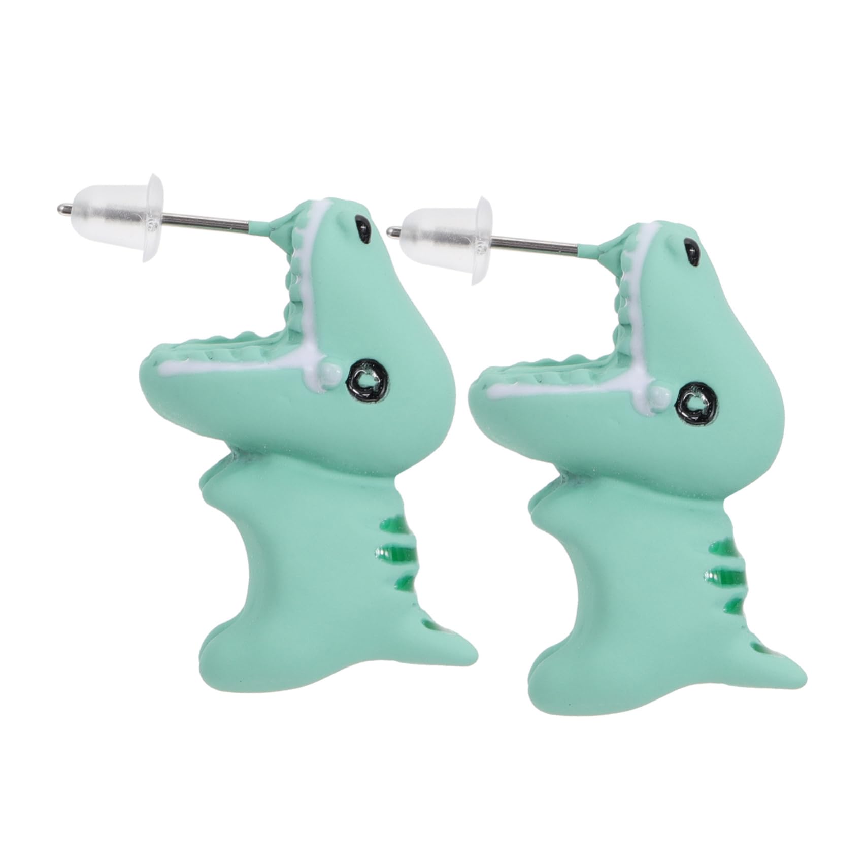 Accesorios de arcilla polimérica y pendientes de moda de animales 3D 8