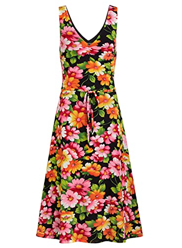 Preisvergleich Produktbild King Louie Damen Kleid Anna Dress Cali (Black, L)