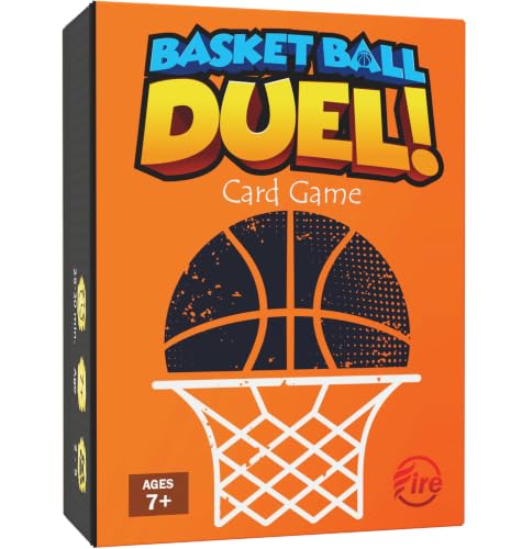 Basketball Duel! Basketball Card Game, Gift for Boys & Families Ages 7+