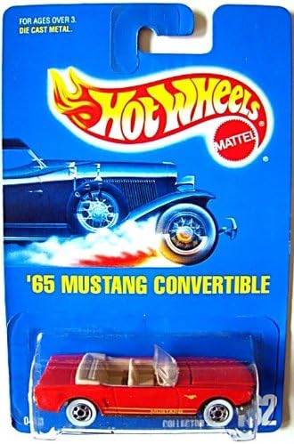Hot Wheels RED '65 Mustang Convertible #162
