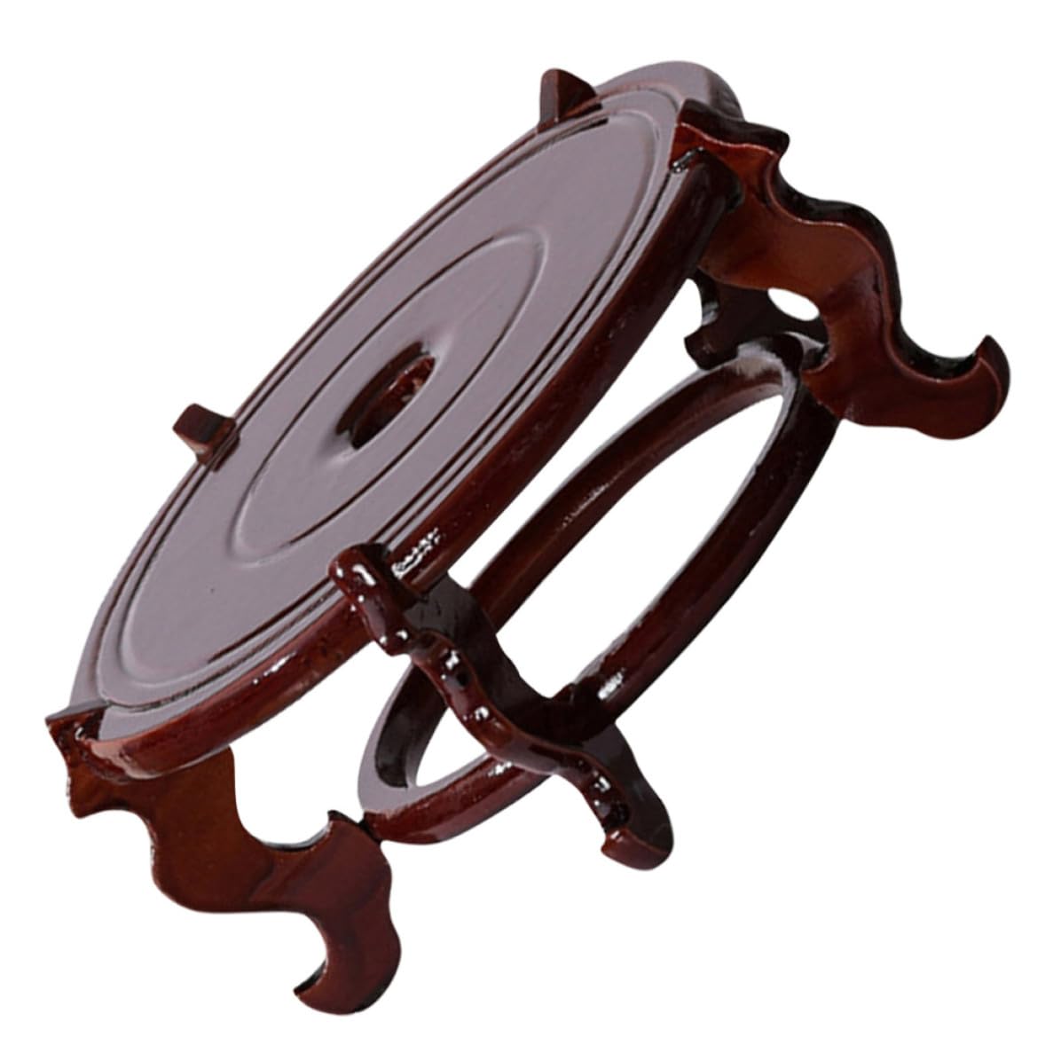 Soporte y Rústico para Pequeñas Patas Madera de Macetas Pedestal Decorativas Elevador para Plantas Interior Hogar