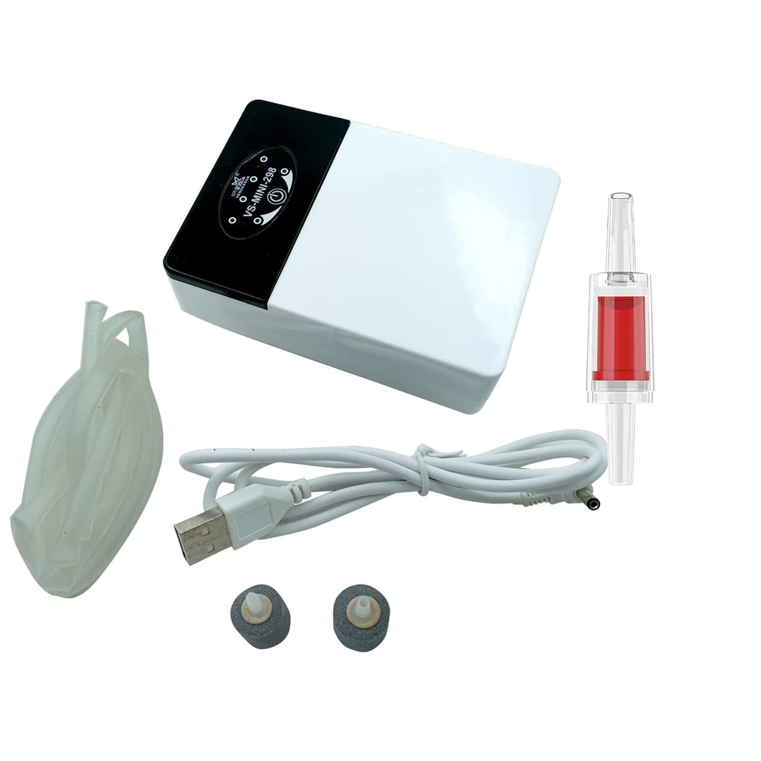 Venus Aqua Aquarium Air Pump Fishing Supplier Oxygen Pump Rechargeable for Tank High Output Oxygen Pump Portable Air Aerator for Fishing Seafood with Air Stone and Check Valve (VS-MINI-298) (B0BGH3SP7S) Amazon Price History, Amazon Price Tracker