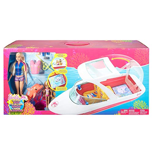 Barbie Dolphin Magic Ocean View Boat y Muñeca miniatura 5