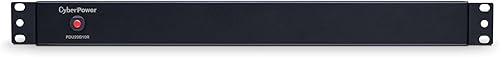 CyberPower PDU20B10R PDU Básico, 100-125V, 20A (Derado 16A), 10 Tomacorrientes, 1U Montaje en Rack