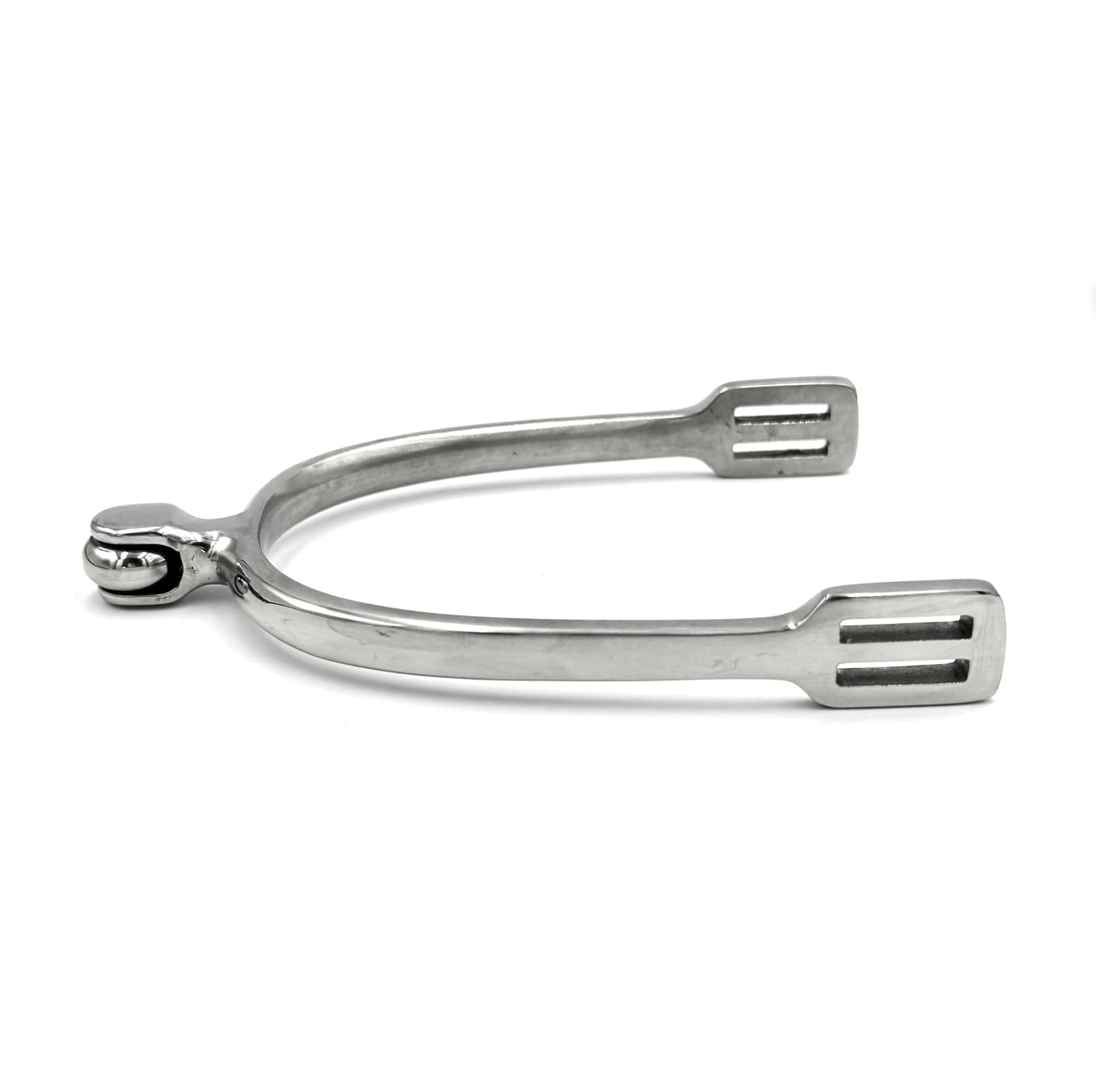 Equine Smile ES1026 Ball Spores Horizontal Ball Wheel Equestrian Spurs Riding Spurs Track High Quality Stainless Steel (Ladies 25mm)