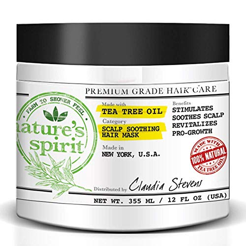 Nature's Spirit Tea Tree Oil Hair Mask 12 ounce (Pack of 3)