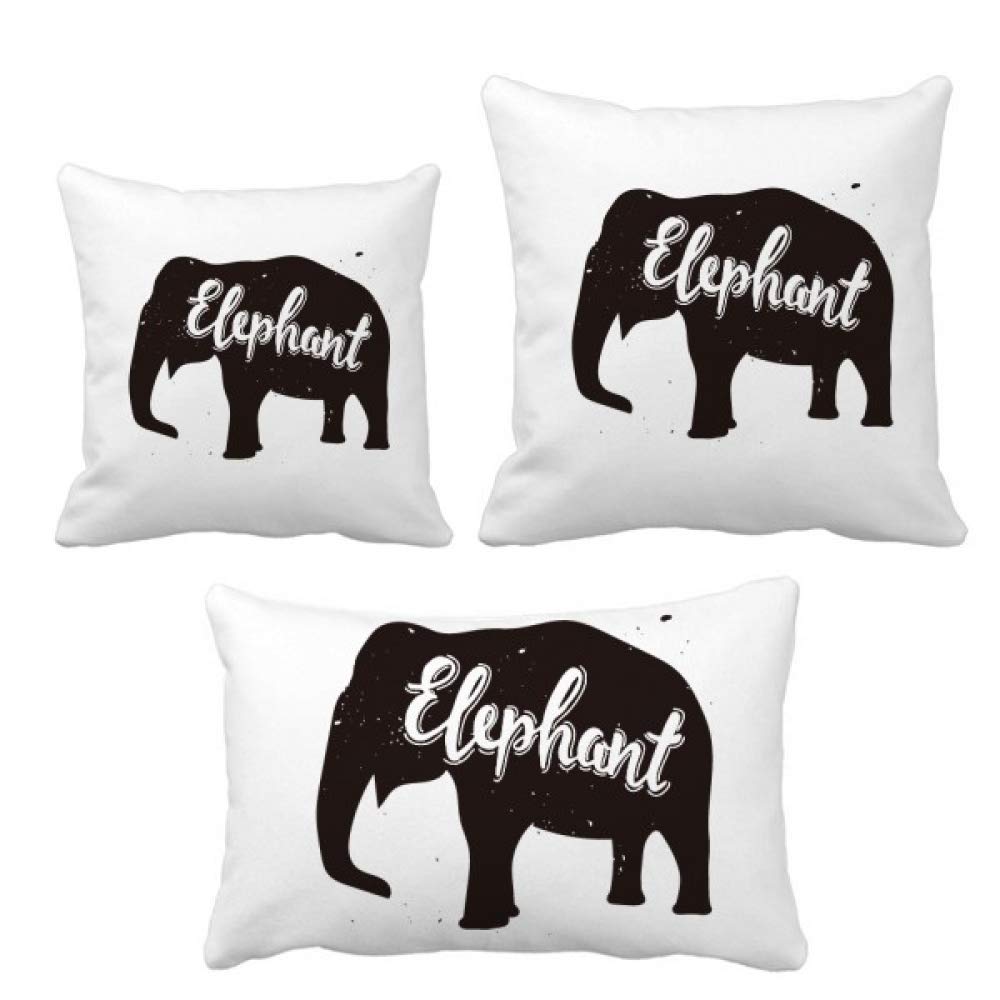 Housse de coussin éléphant DIYthinker pour créer un salon cocooning