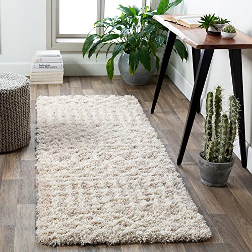 Artistic Weavers Hapsburg Moroccan Shag Runner Area Rug,2'7" X 14',Beige #TOP20