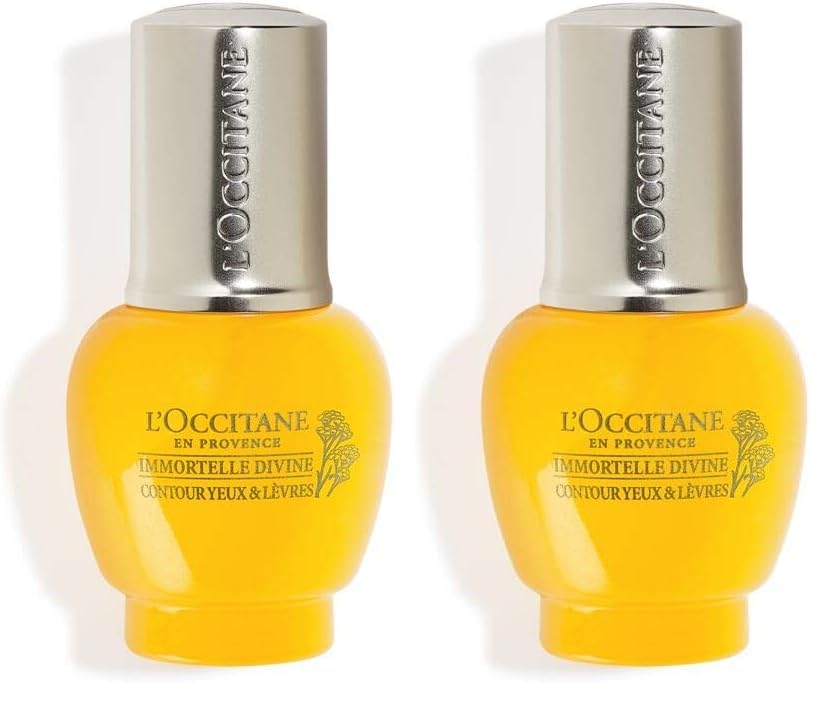 L'Occitane Immortelle Divine Anti-Aging Eye And Lip Contour, 15ml (Pack of 2)-picture-35