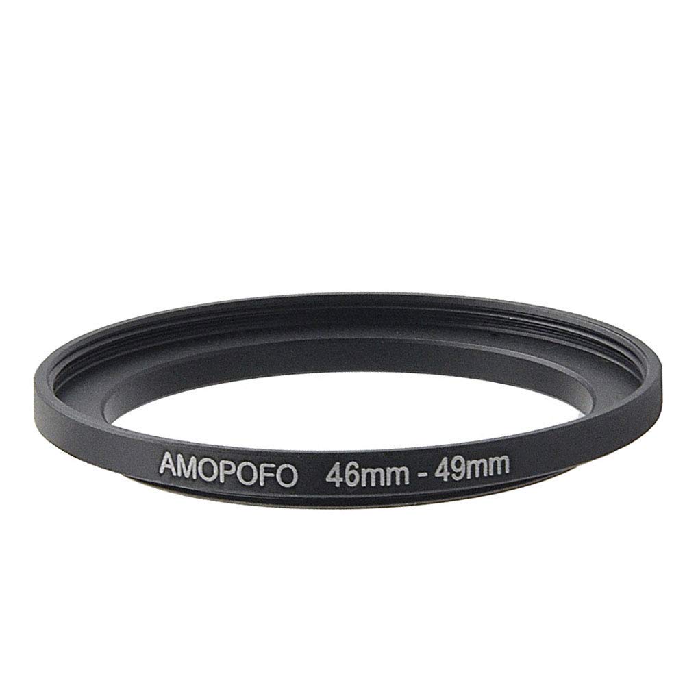 Bague de Filtre en Métal 46-49 mm Step Up pour Objectif Appareil Photo Filetage 46 mm à 49 mm