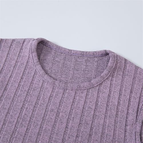 BILIKEYU Girls Summer Outfits Sleeveless Crewneck Solid Color Tank Tops and Elastic Waist Flared Pantts 2pcs2