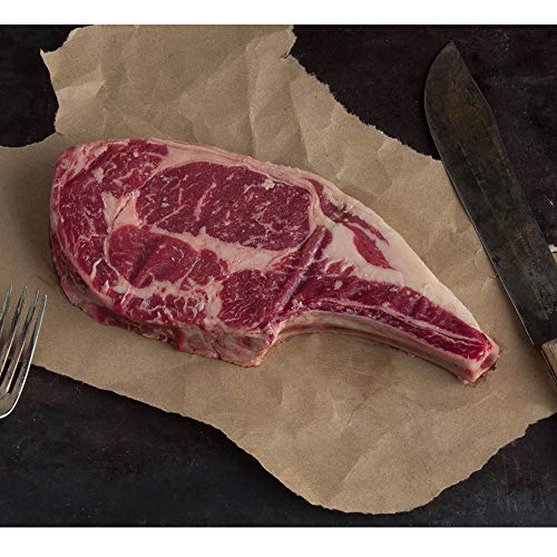 image for Nebraska Star Beef All Natural Aged Angus Bone-In Ribeye Steaks with S